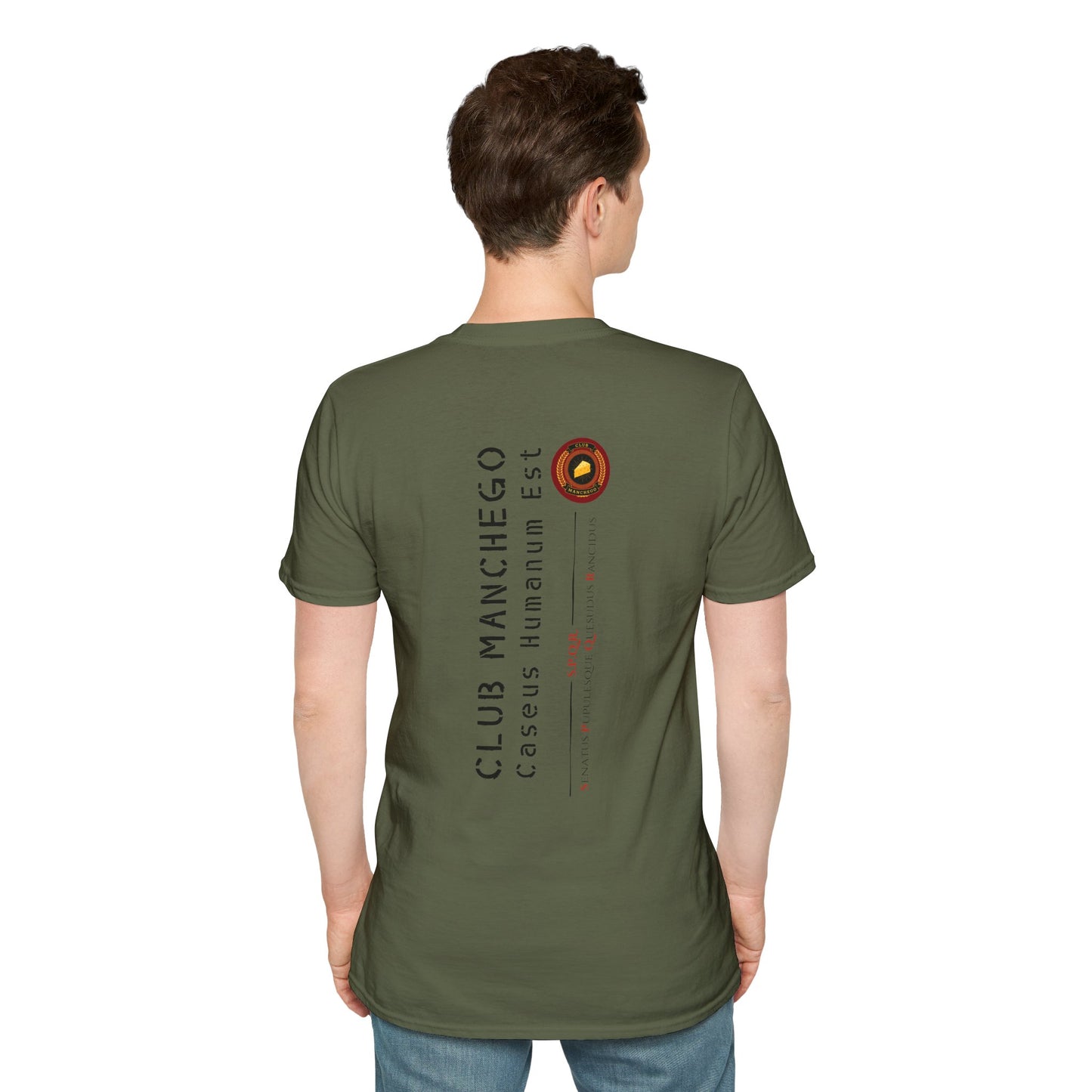 Caseus Humanum Est T-Shirt – Because We Are All Humans