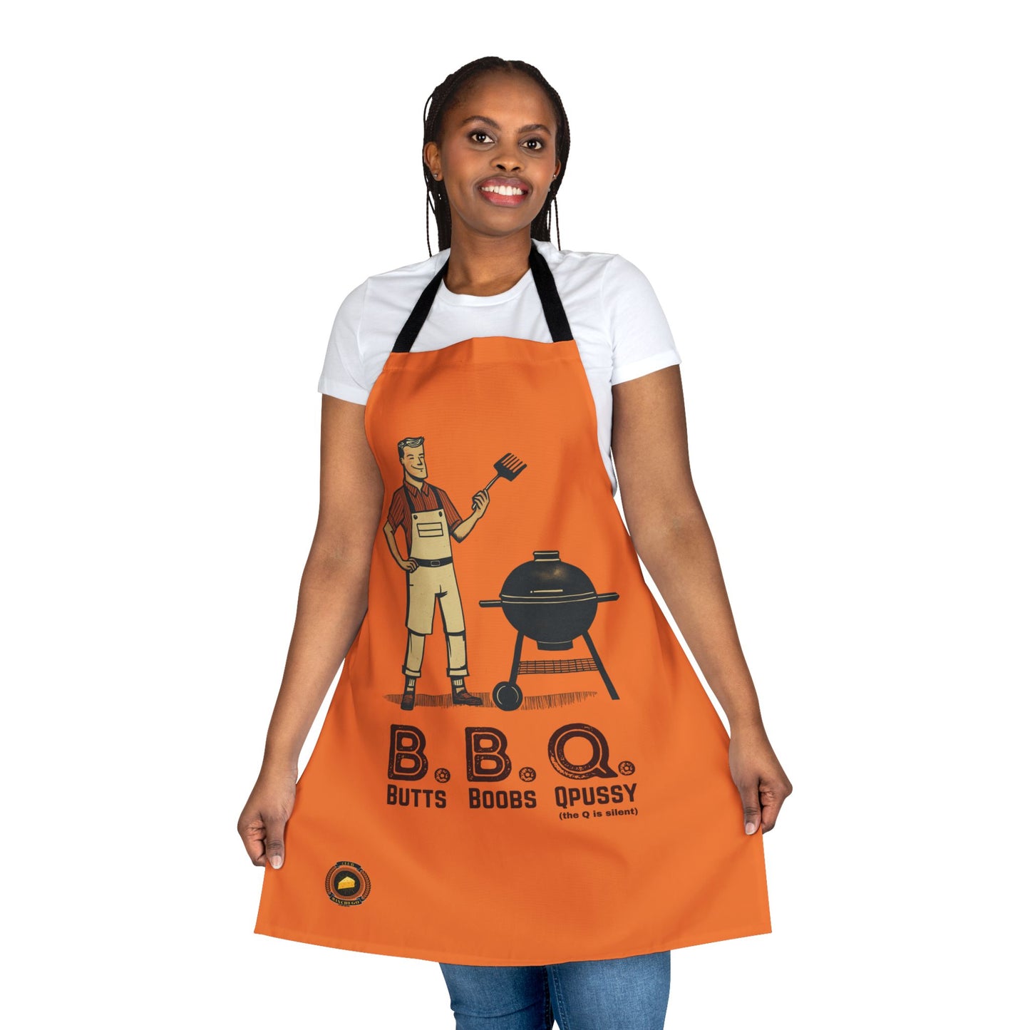 BBQ Apron – Butts, Boobs, Q… (The Q is Silent)