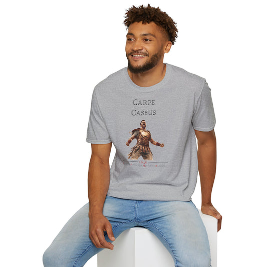 Carpe Caseus Gladiator T-Shirt – Seize the Cheese in Style