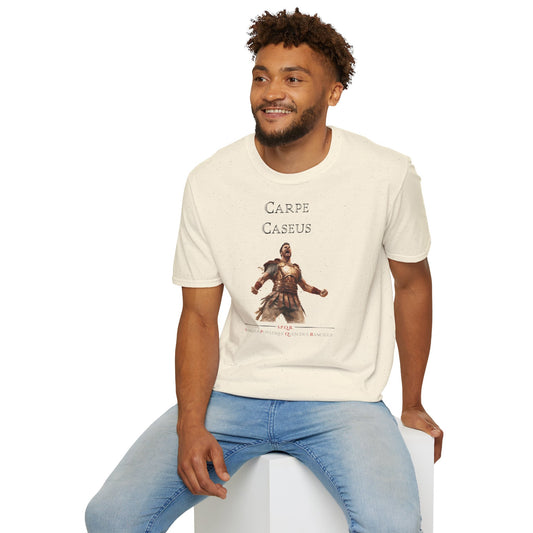 Carpe Caseus Gladiator T-Shirt – Seize the Cheese in Style