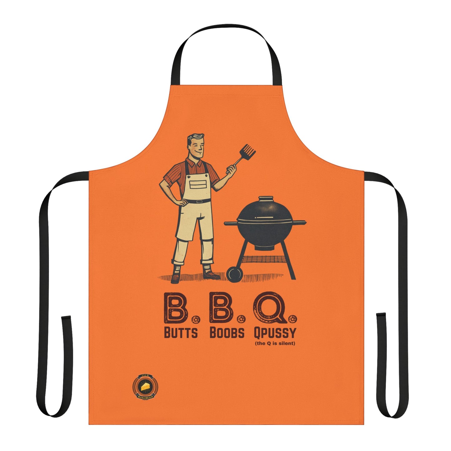 BBQ Apron – Butts, Boobs, Q… (The Q is Silent)