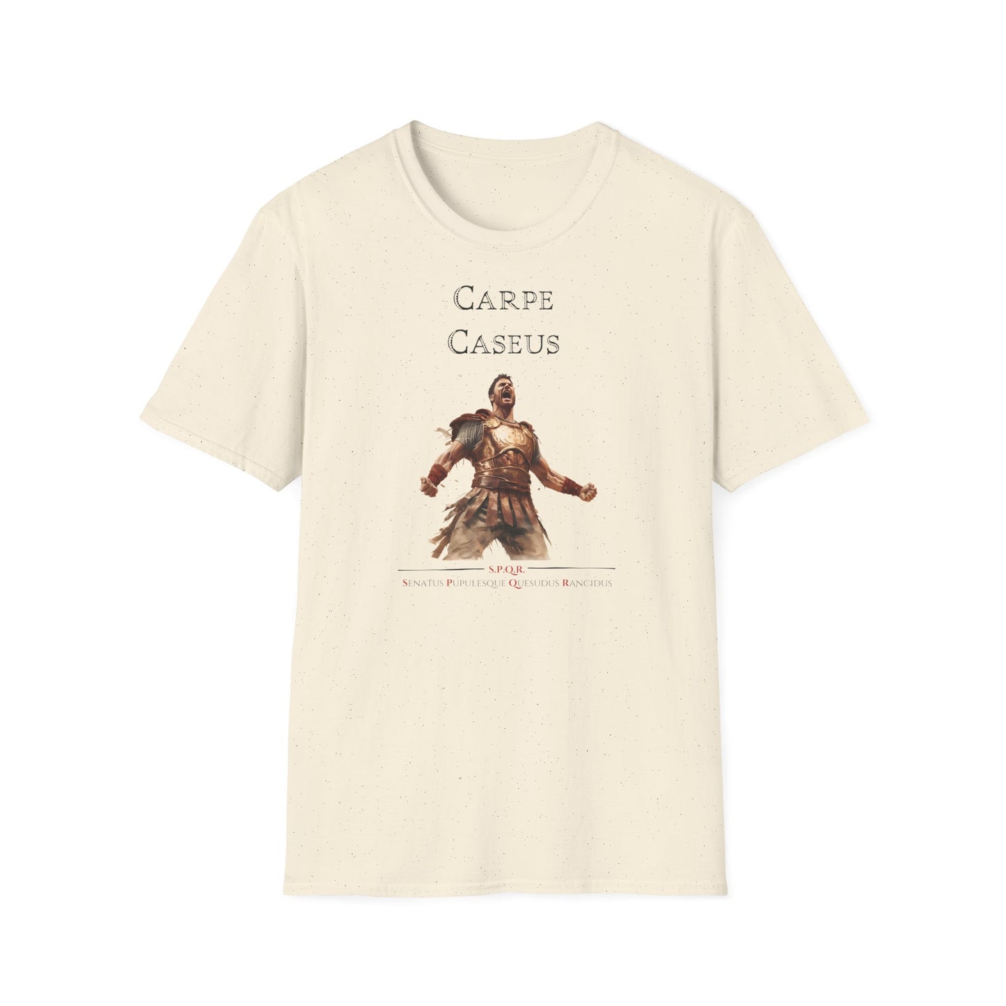 Carpe Caseus Gladiator T-Shirt – Seize the Cheese in Style