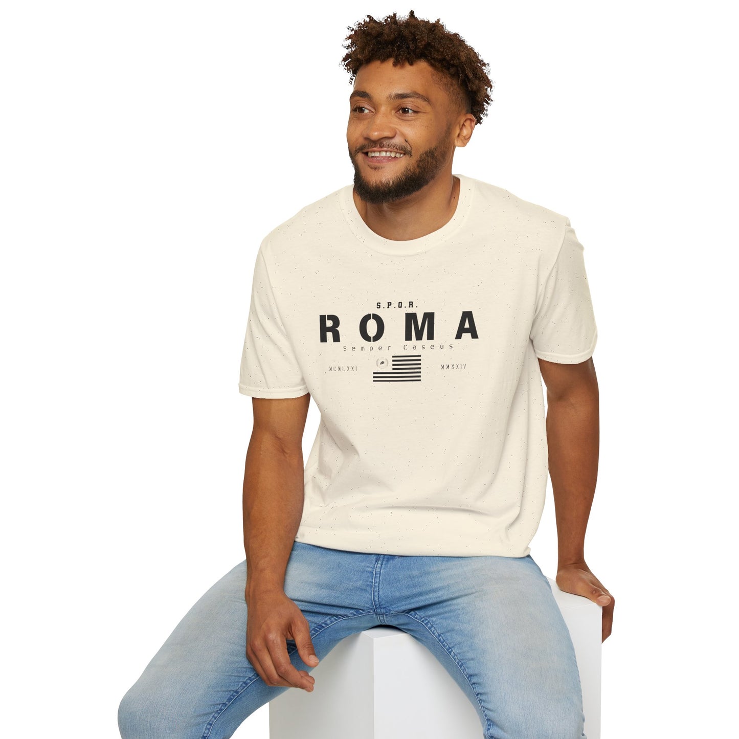 Roma Flag Semper Caseus T-Shirt – Bold, Timeless, and Unapologetically Cheesy