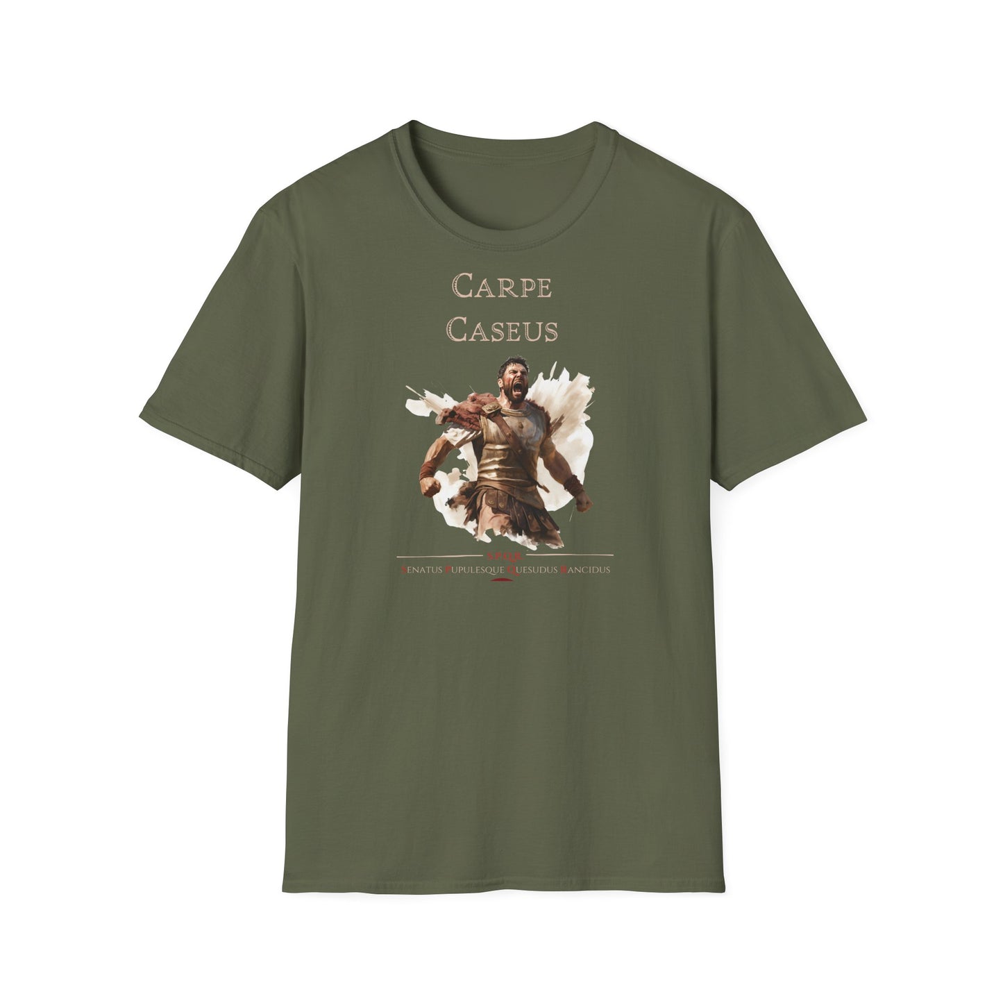 Carpe Caseus Gladiator T-Shirt – Seize the Cheese in Style