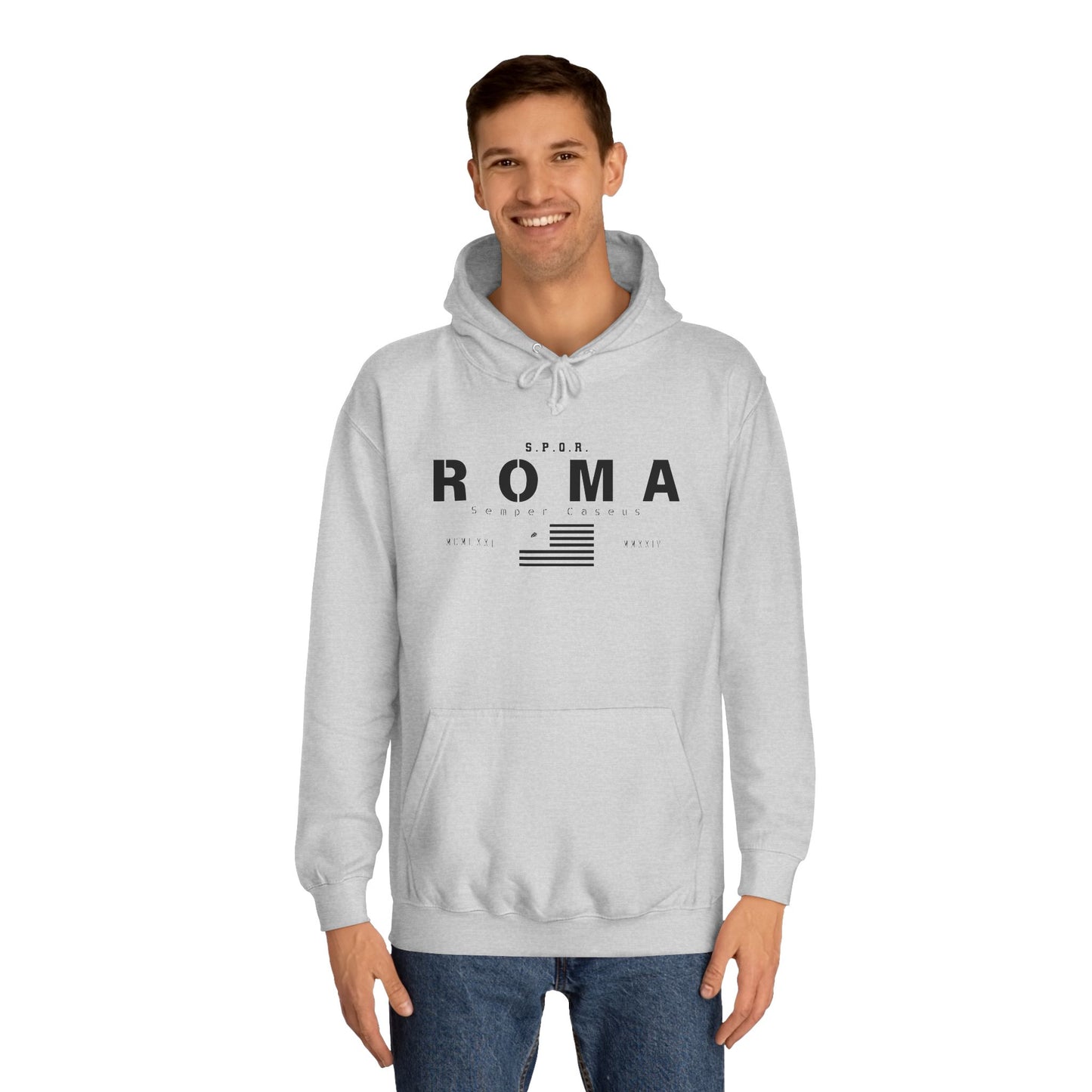 Roma Flag Hoodie – S.P.Q.R. Semper Caseus